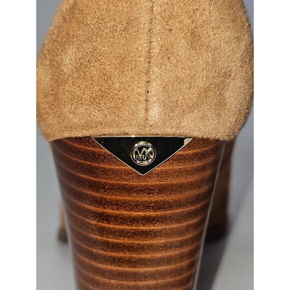 Michael Kors Women's Caramel Leather Lottie Chelsea Bootie Size 11 1835 - Picture 7 of 16